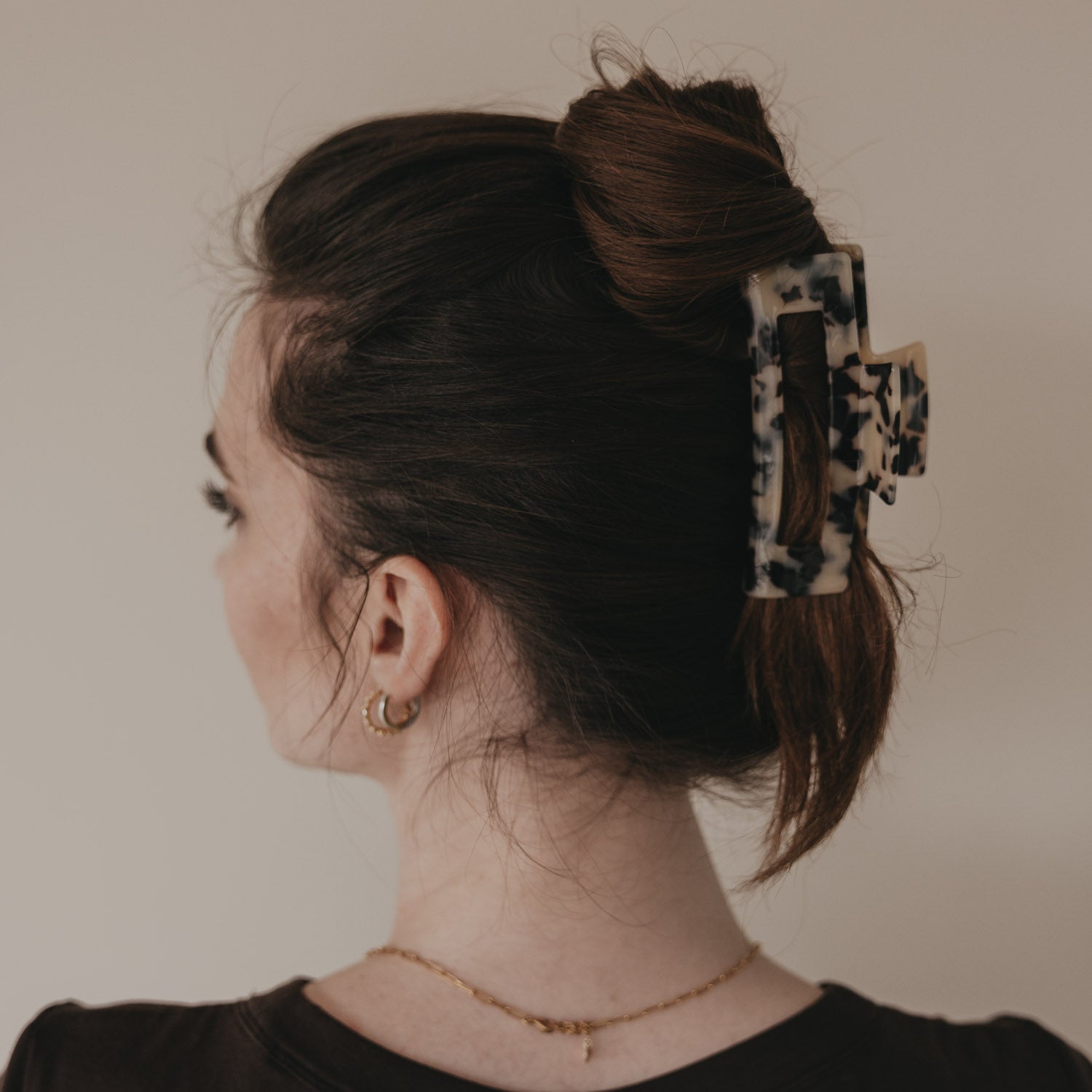 Haarspange eckig Maxi Leo