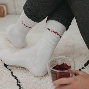 Socken Team Glühwein