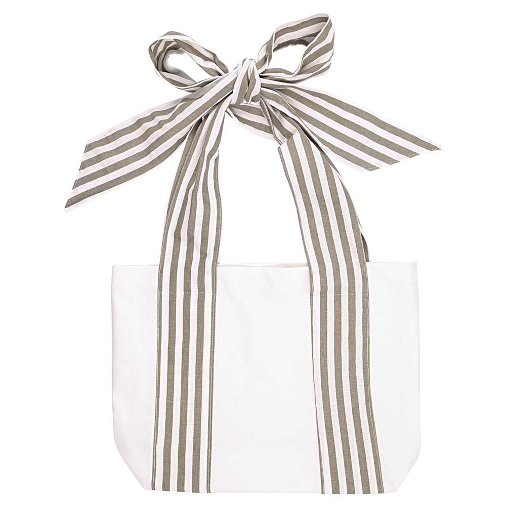 GreenGate - Einkaufstasche Stripe Grey