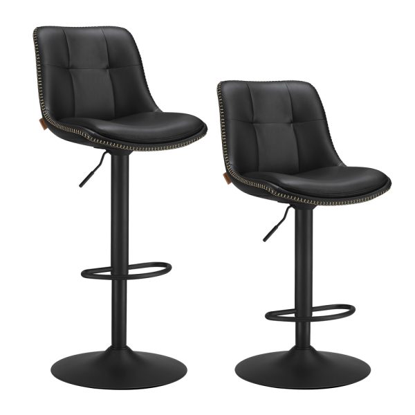 Barhocker 2er Set mit Rückenlehne