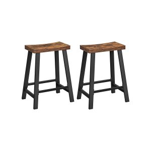 Barhocker mit gebogener Sitzfläche