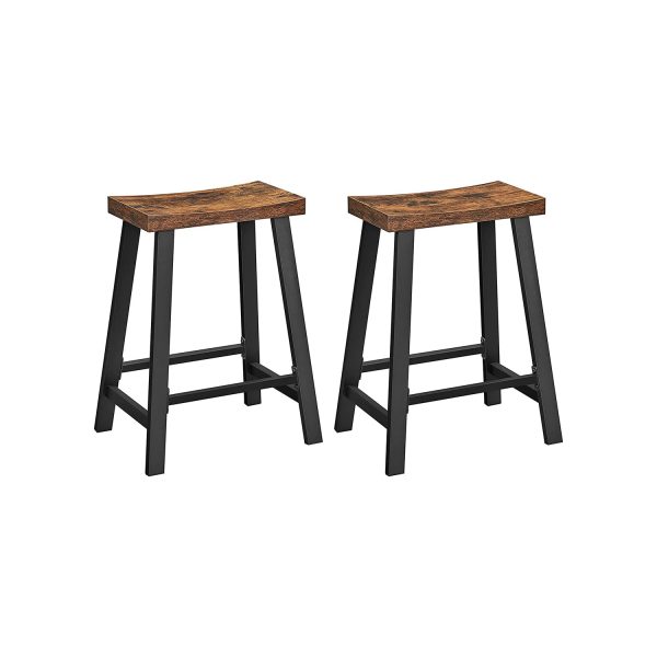 Barhocker mit gebogener Sitzfläche