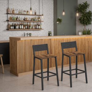 Industrie-Design Barhocker 2er Set