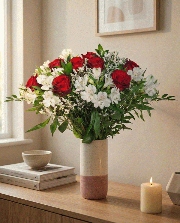 Überraschungs-Blumenstrauß