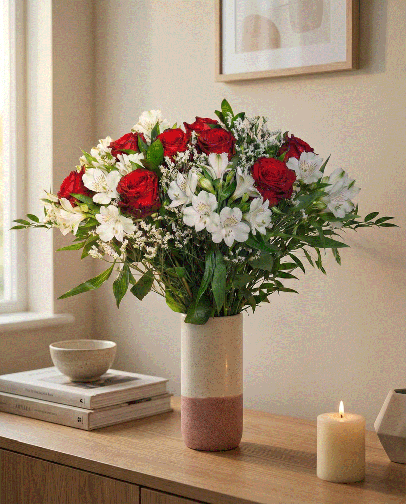 Überraschungs-Blumenstrauß