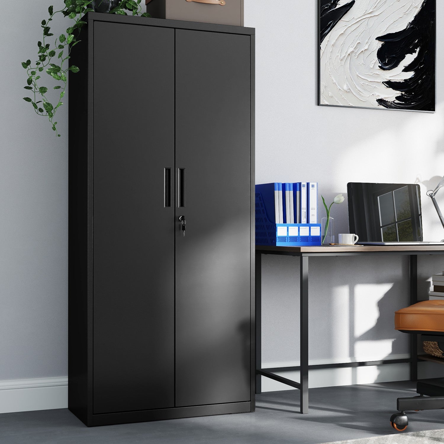 Aktenschrank mit 2 Türen