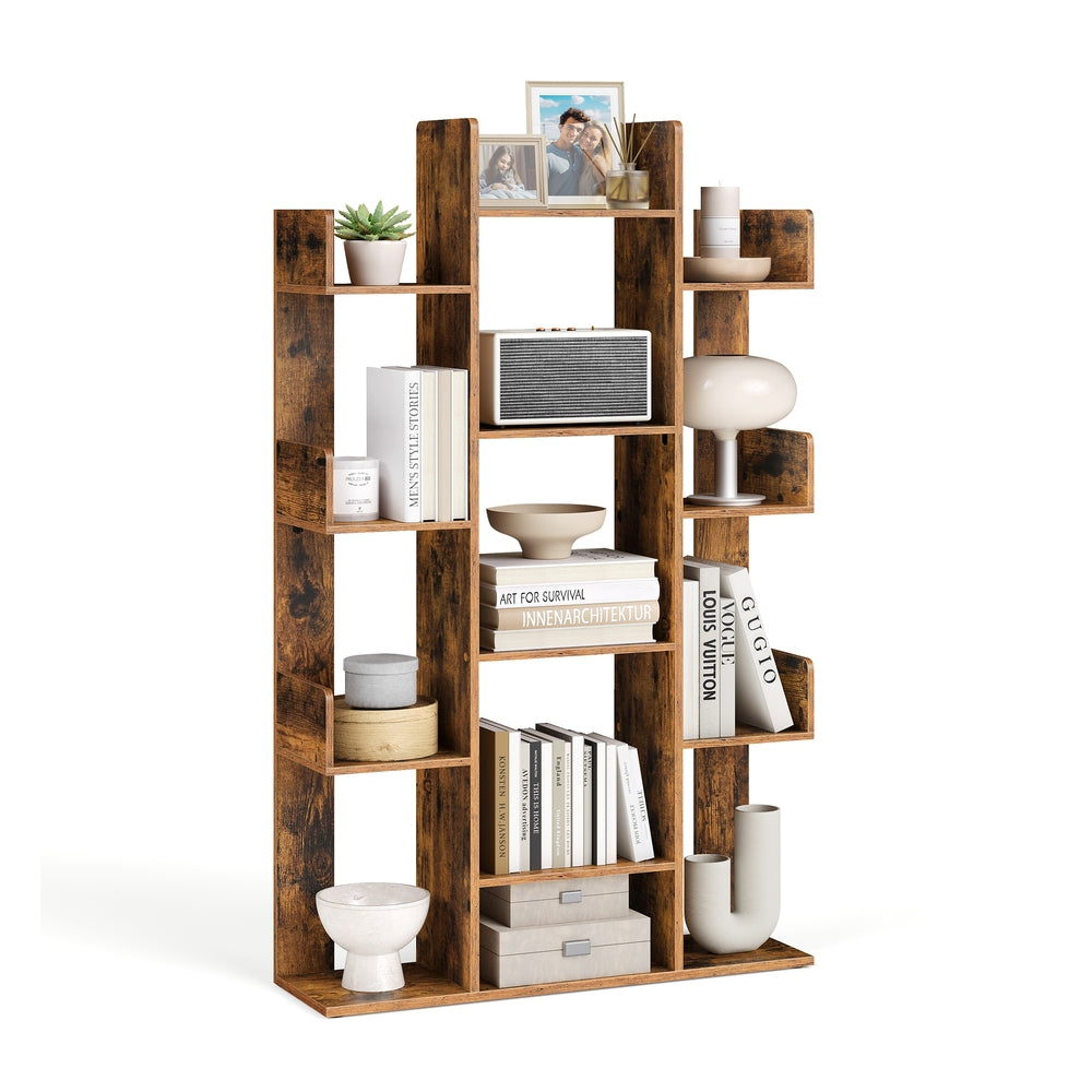 Bücherregal mit 13 Fächern