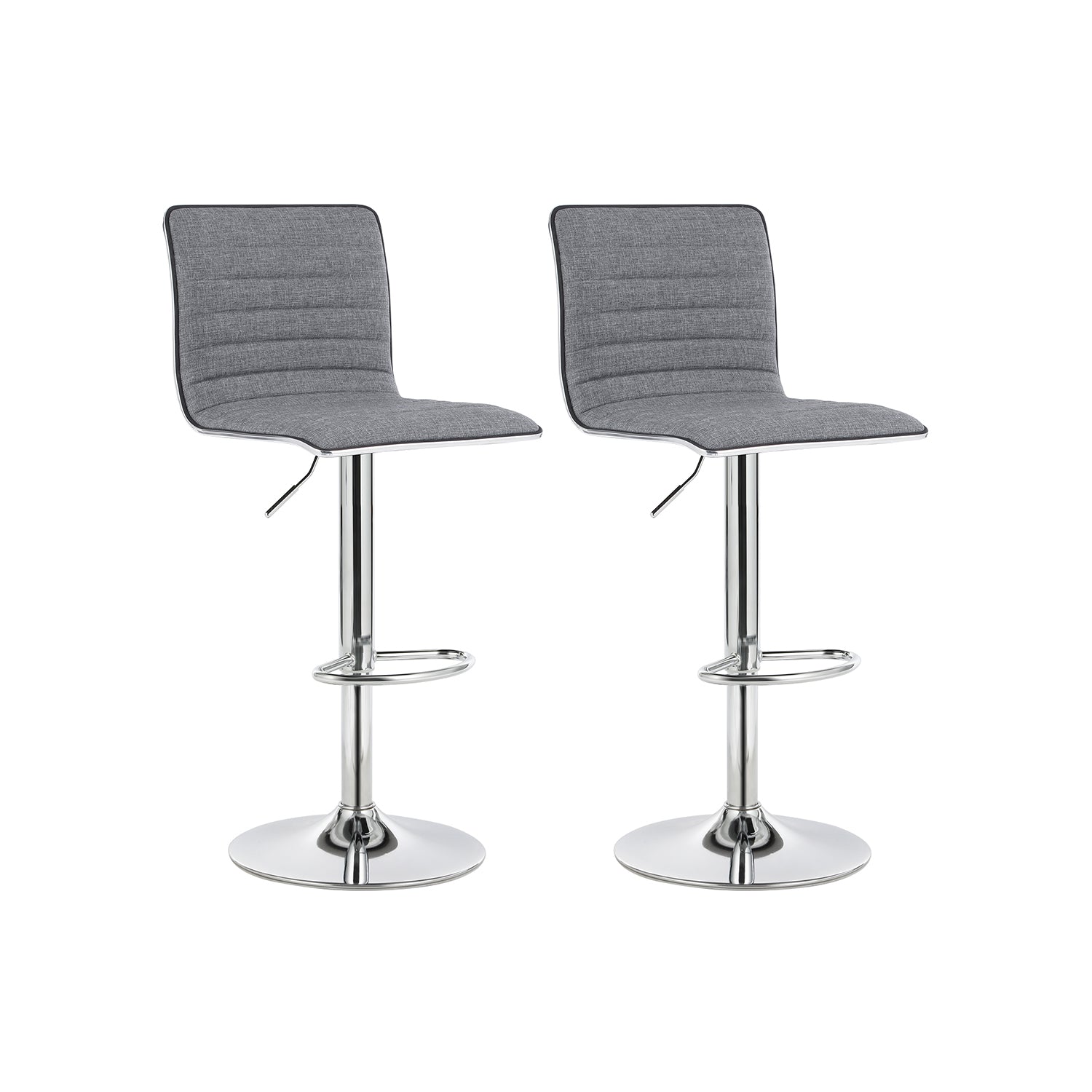 2er-Set Barhocker mit Rückenlehne