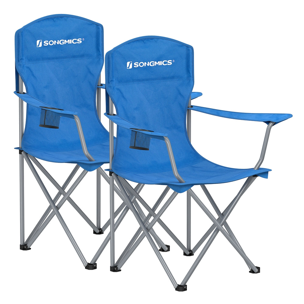 2er-Set Campingstuhl mit robustem Stahlgestell