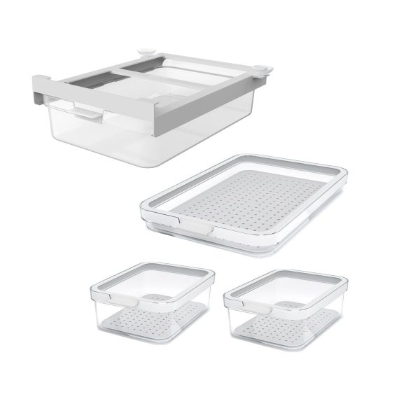Kühlschrankorganizer-Set CAUMA 4-teilig