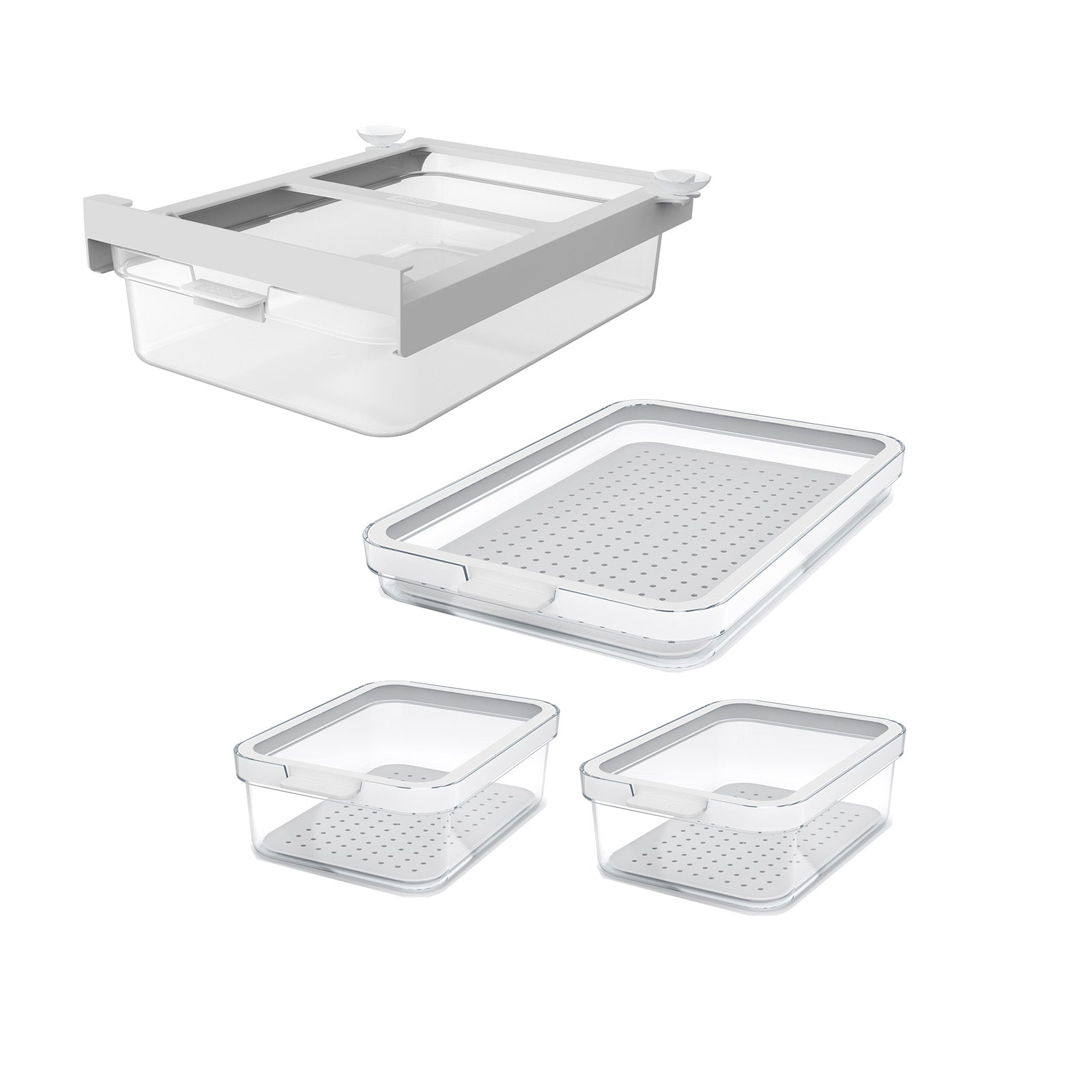 Kühlschrankorganizer-Set CAUMA 4-teilig