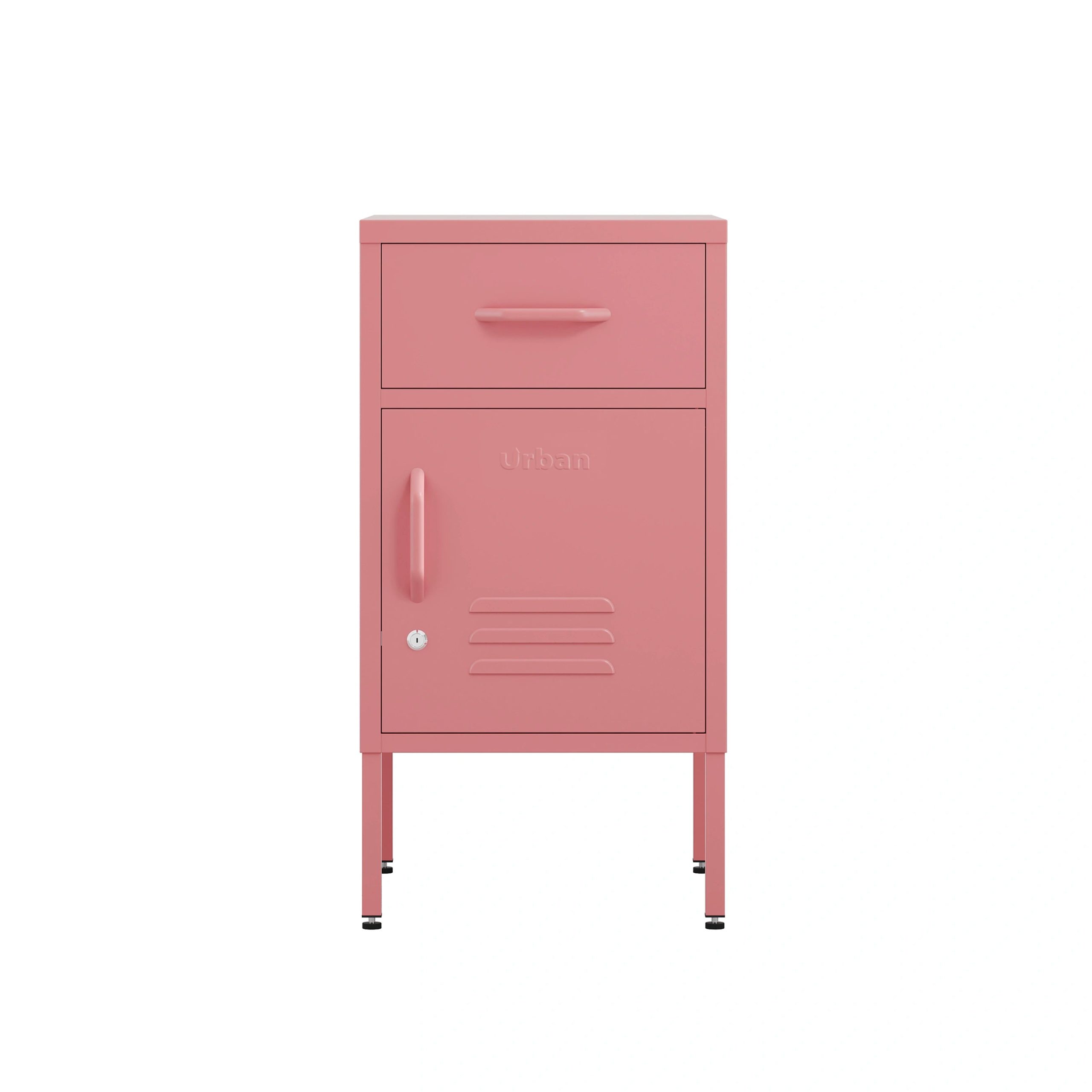 The Bromley - Side Table, Storage Locker Flamingo