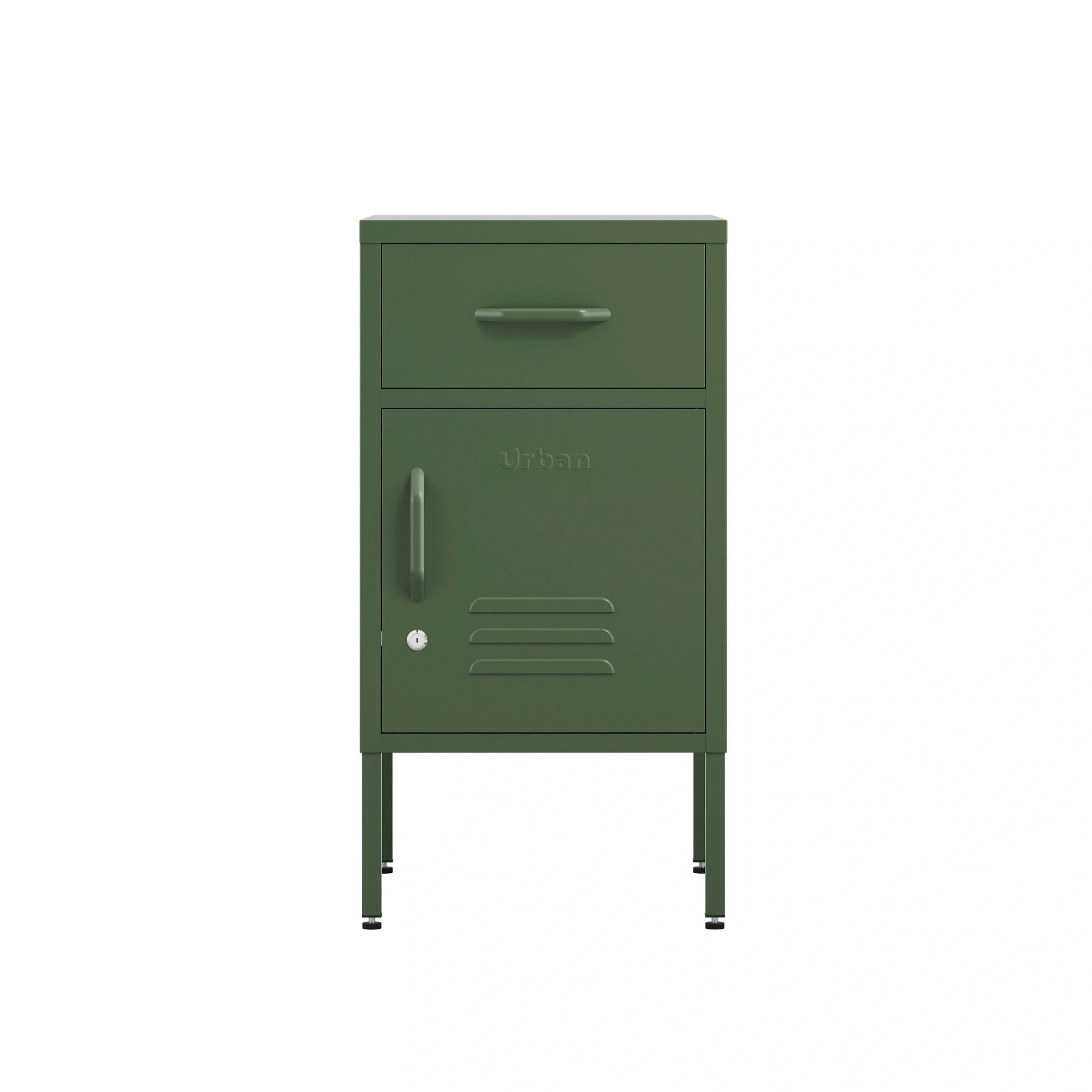 The Bromley - Side Table, Storage Locker Forest