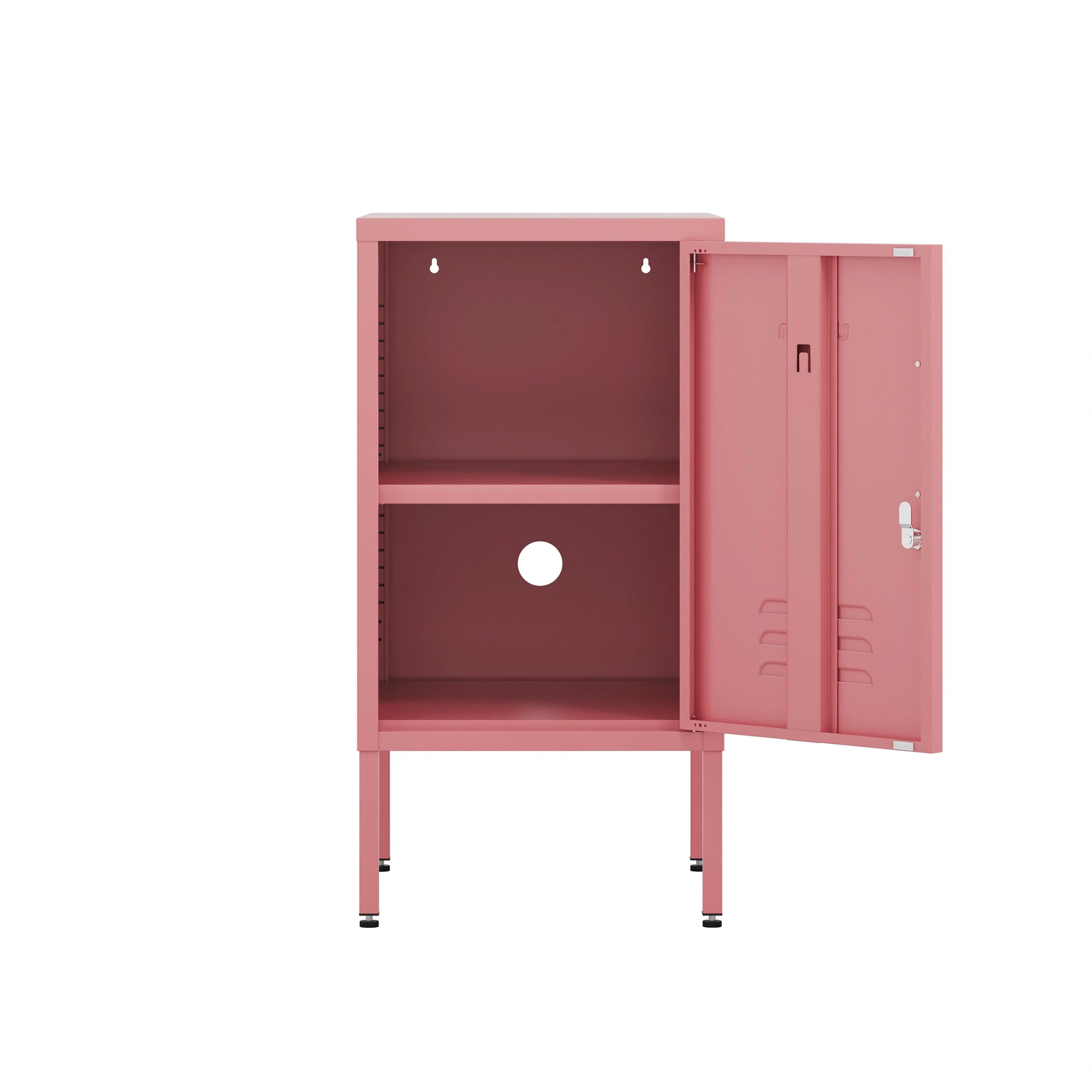 The Camden - Side Table, Storage Locker Flamingo