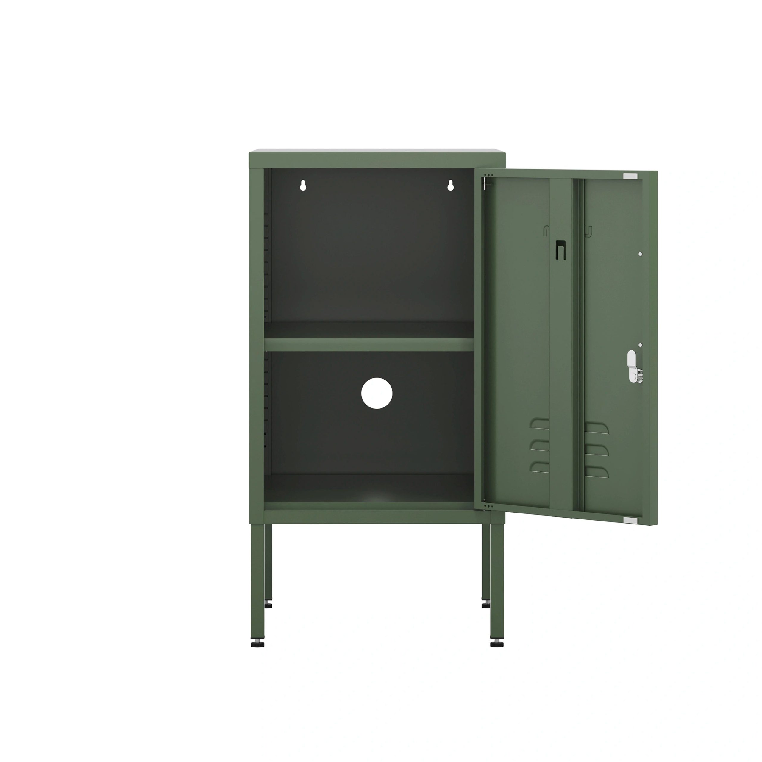 The Camden - Side Table, Storage Locker Forest