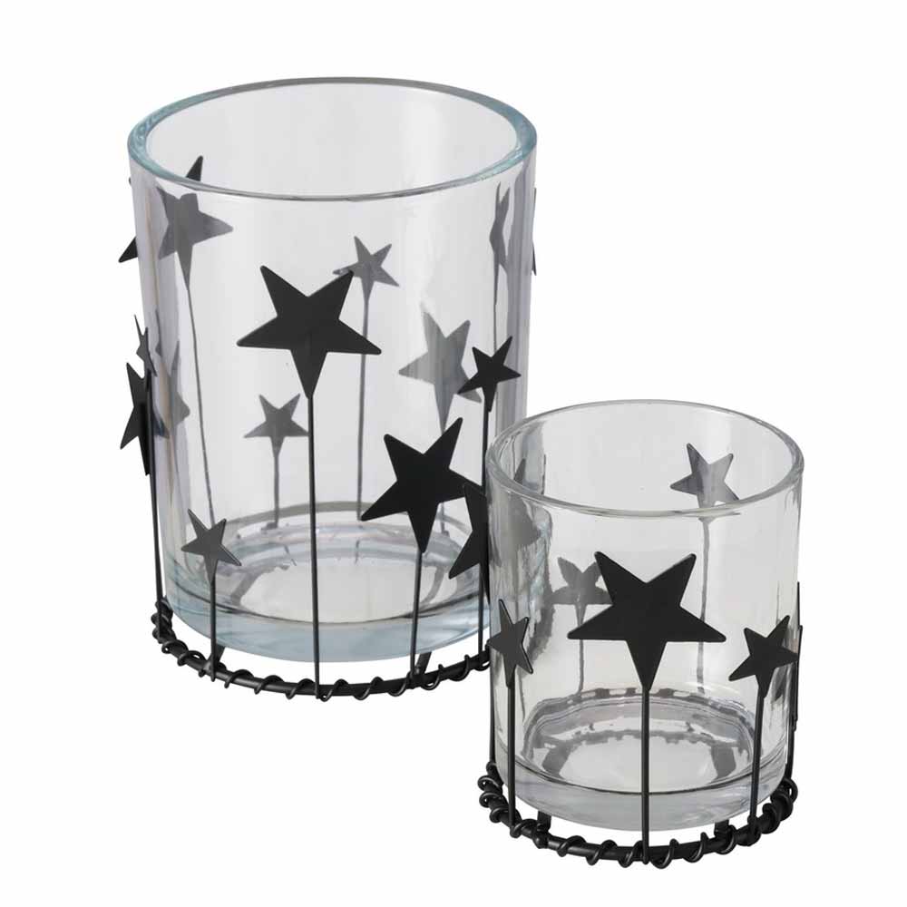 Boltze - Windlicht Starshine Rund