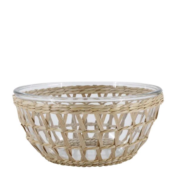 Chic Antique - Schüssel mit Flechtkorb
