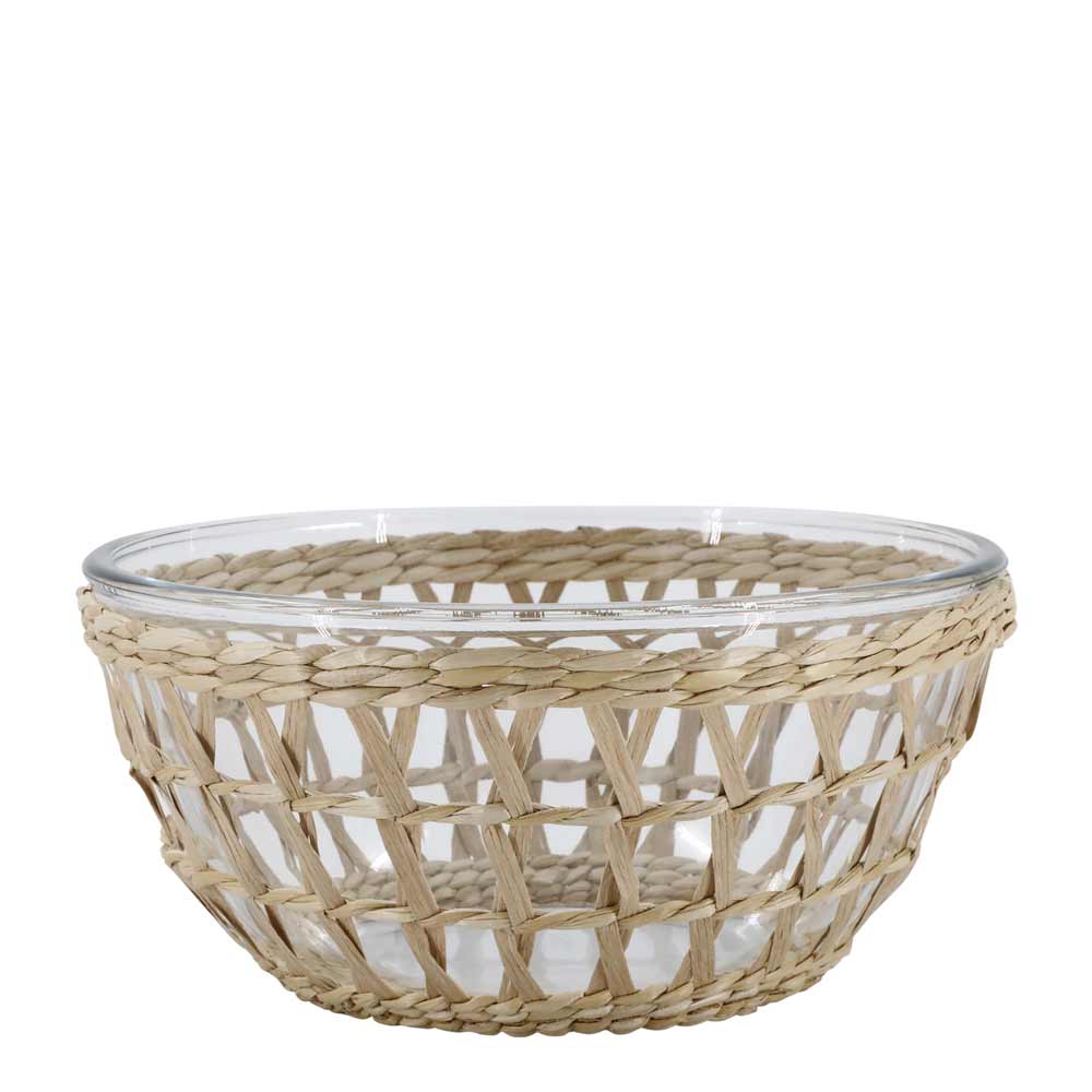Chic Antique - Schüssel mit Flechtkorb