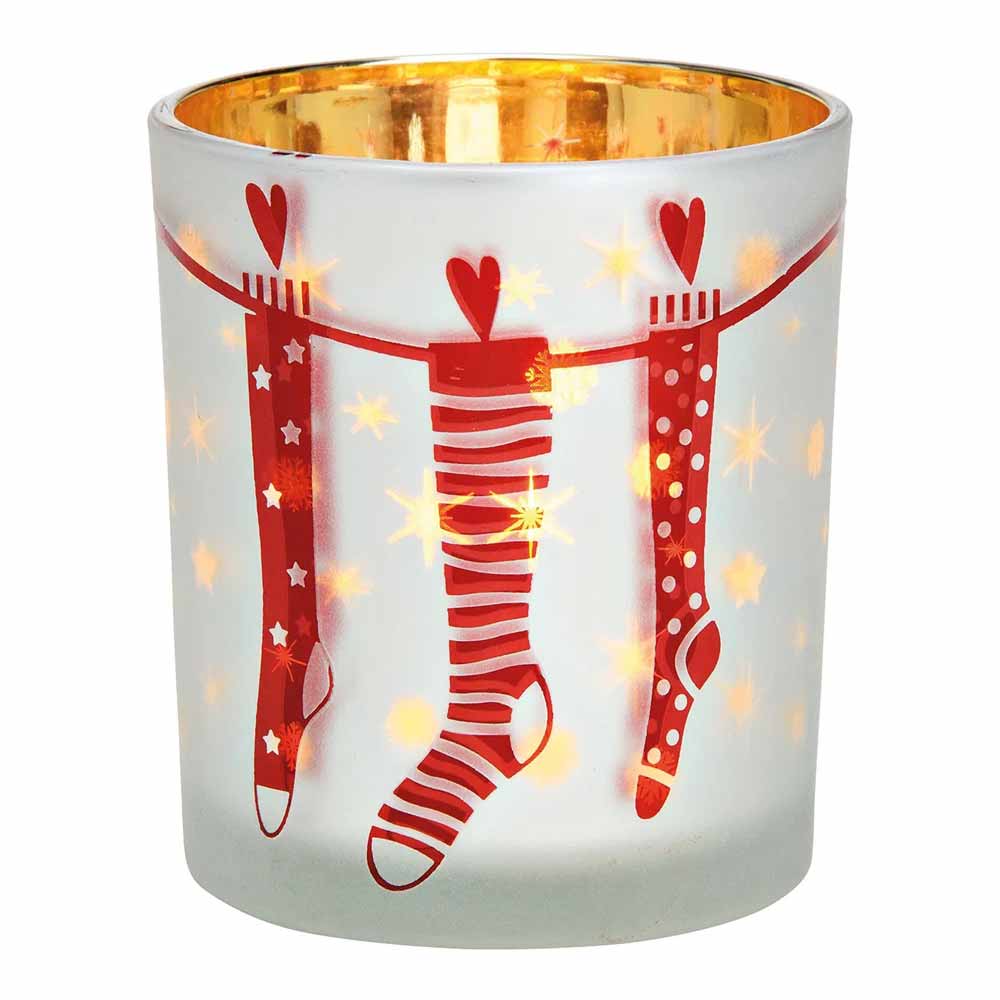G. Wurm - Windlicht Weihnachtsstrumpf