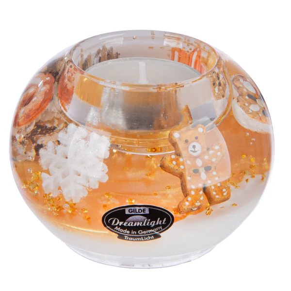 Gilde - Dreamlight Teelichtleuchter Gingerbread