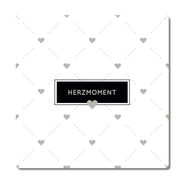 Interluxe Metallschild - Herzmoment