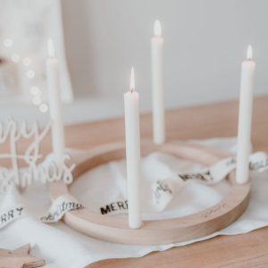 Adventskranz aus Eiche