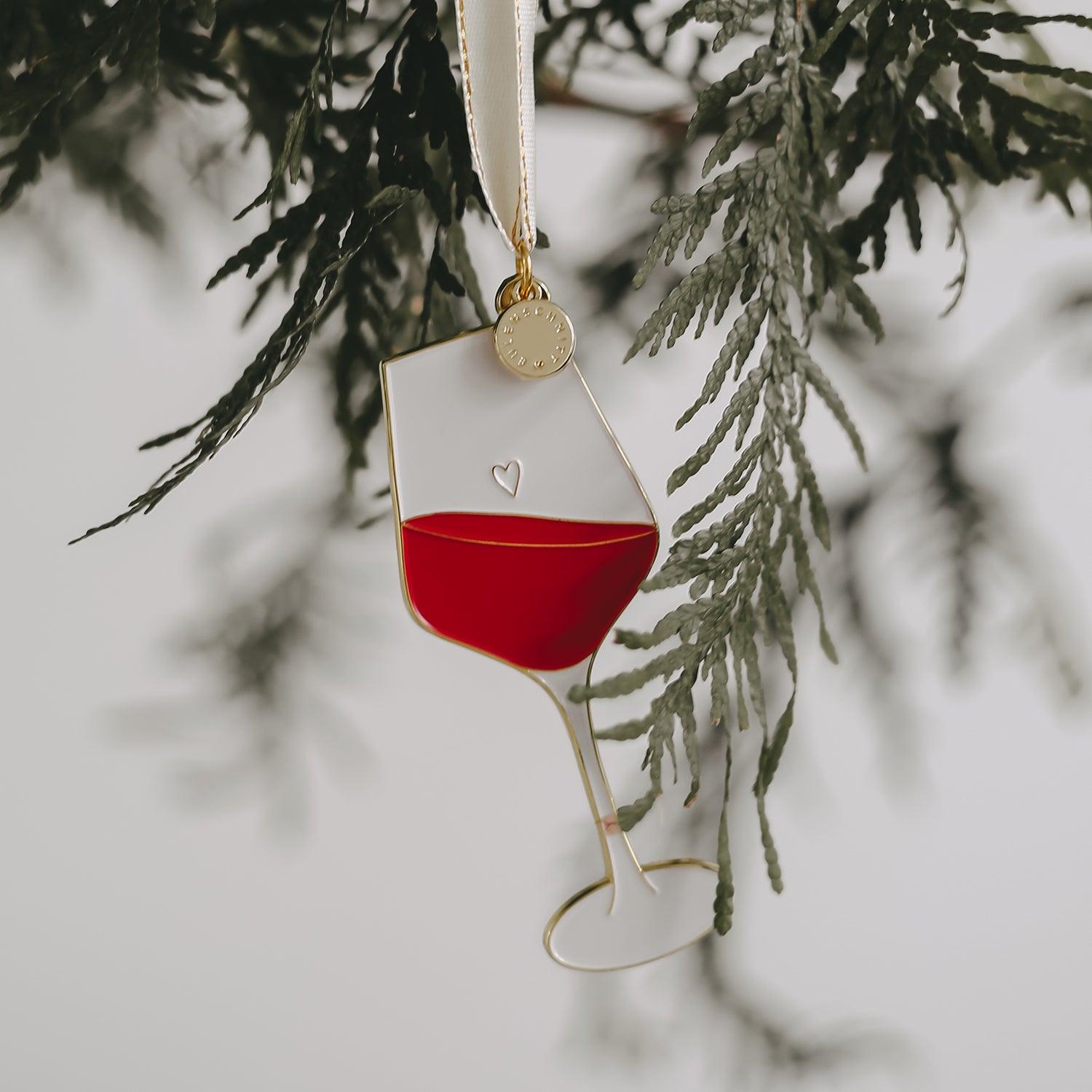 Baumschmuck Weinglas