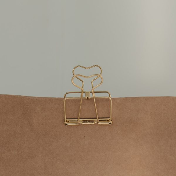 Clip groß gold 4er Set