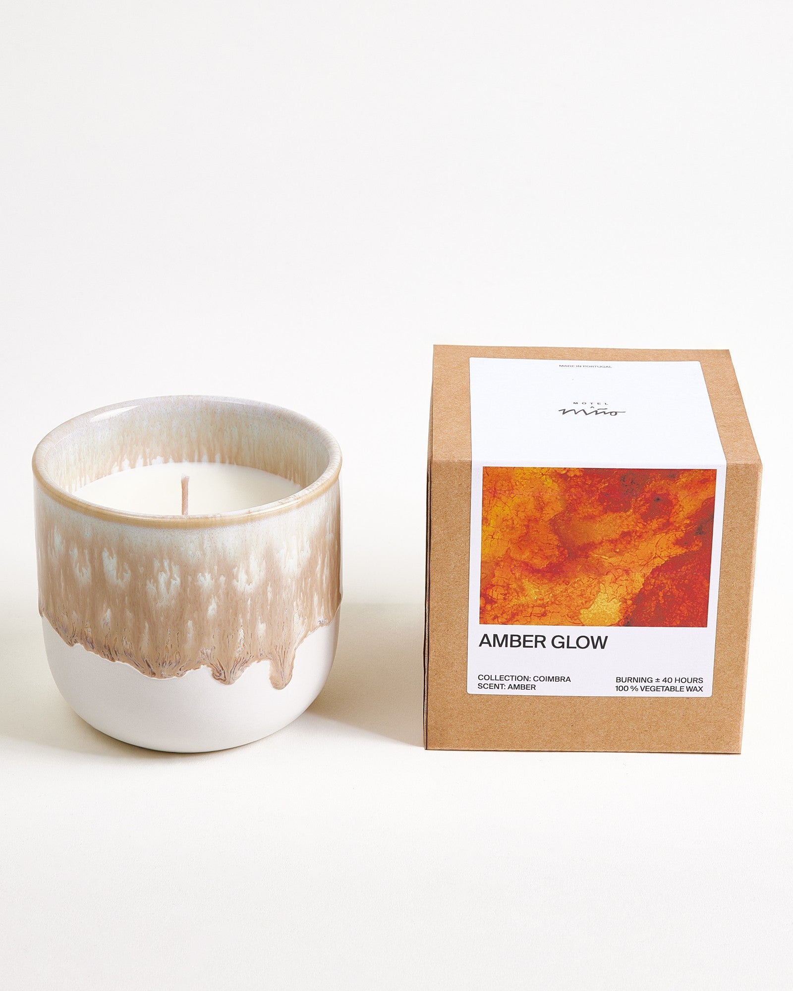 Coimbra Duftkerze Amber Glow sand