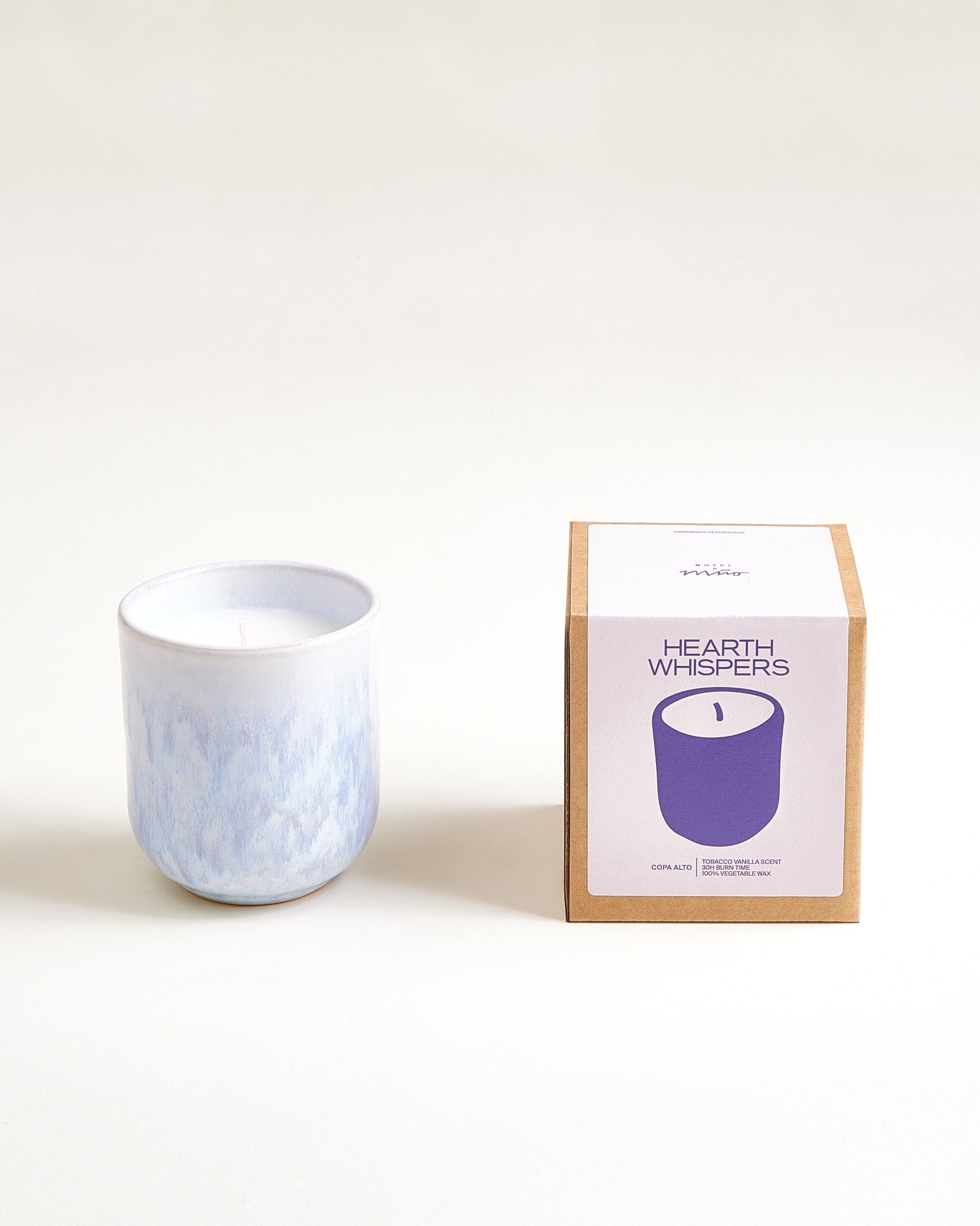 Copa Alto Duftkerze Hearth Whispers hellblau