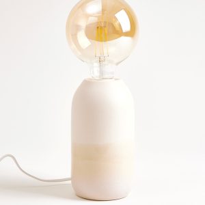 Farol Keramiklampe sand