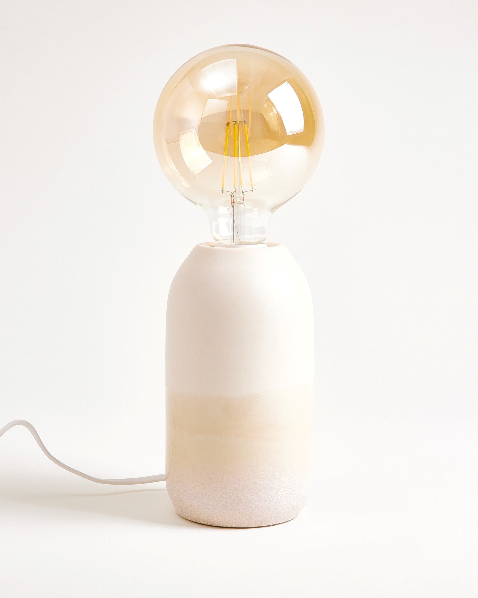 Farol Keramiklampe sand
