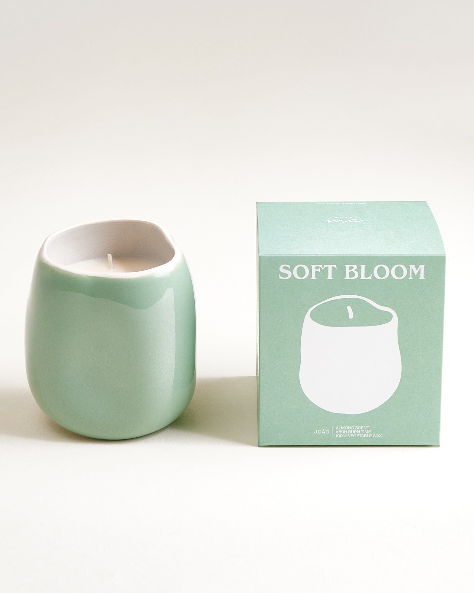 João Duftkerze Soft Bloom salbei hellblau