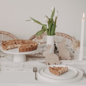 Steckhasen natur 2er Set