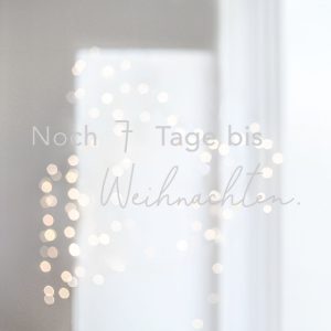 Sticker Countdown Weihnachten