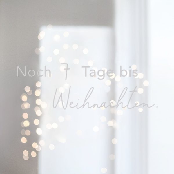Sticker Countdown Weihnachten