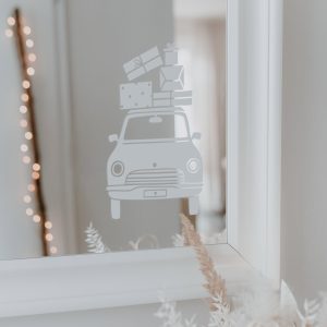 Sticker Weihnachtsauto