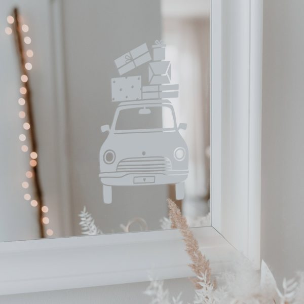 Sticker Weihnachtsauto