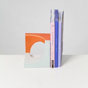 Tomar Buchstütze orange hellblau
