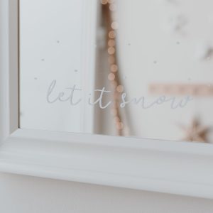 Wandsticker Let It Snow