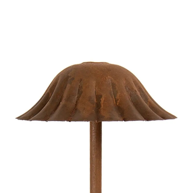 Clayre & Eef - Gartenstecker Pilz aus Metall 14 cm