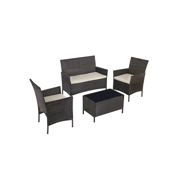 Gartenmöbel-Set aus Polyrattan