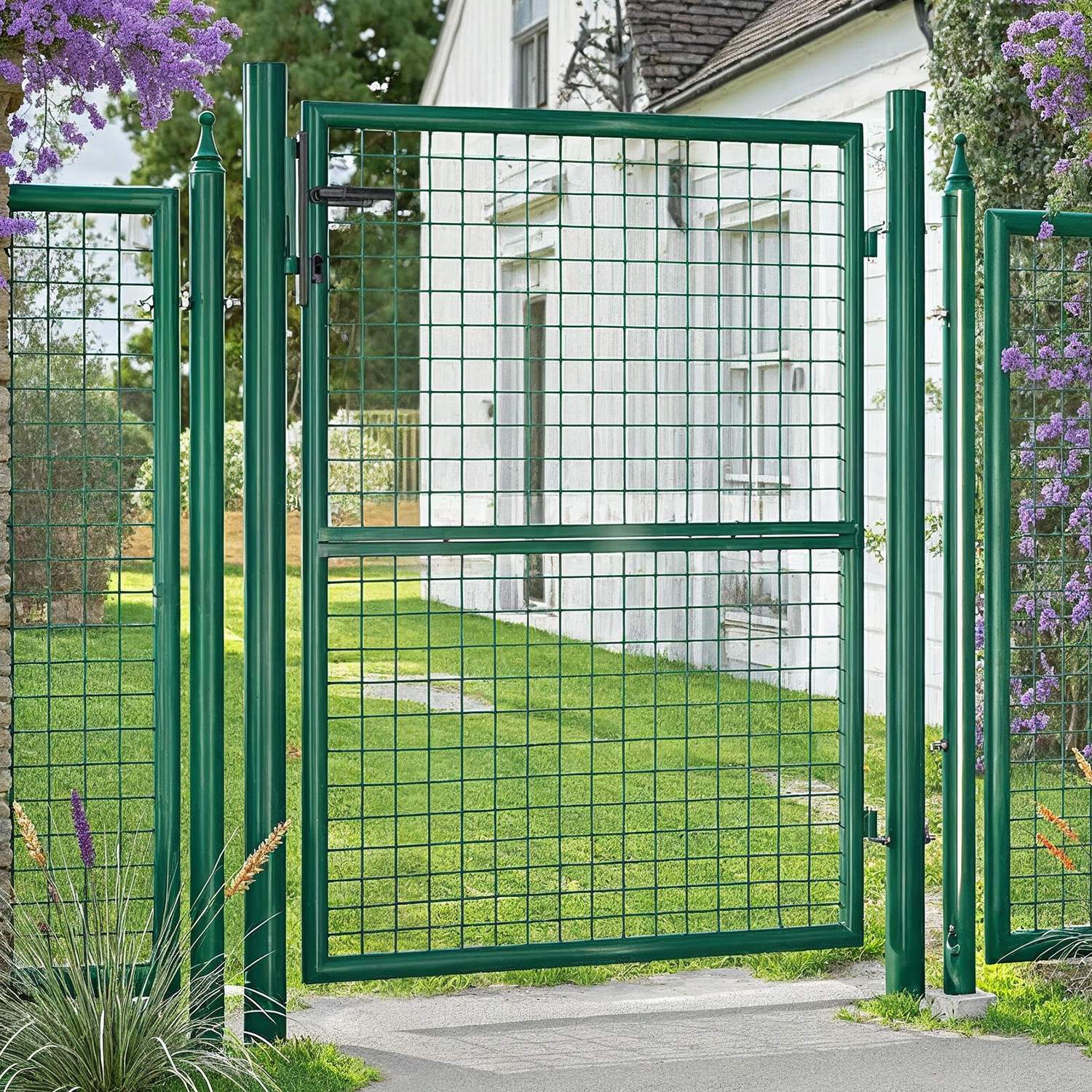 Gartentor aus verzinktem Stahl