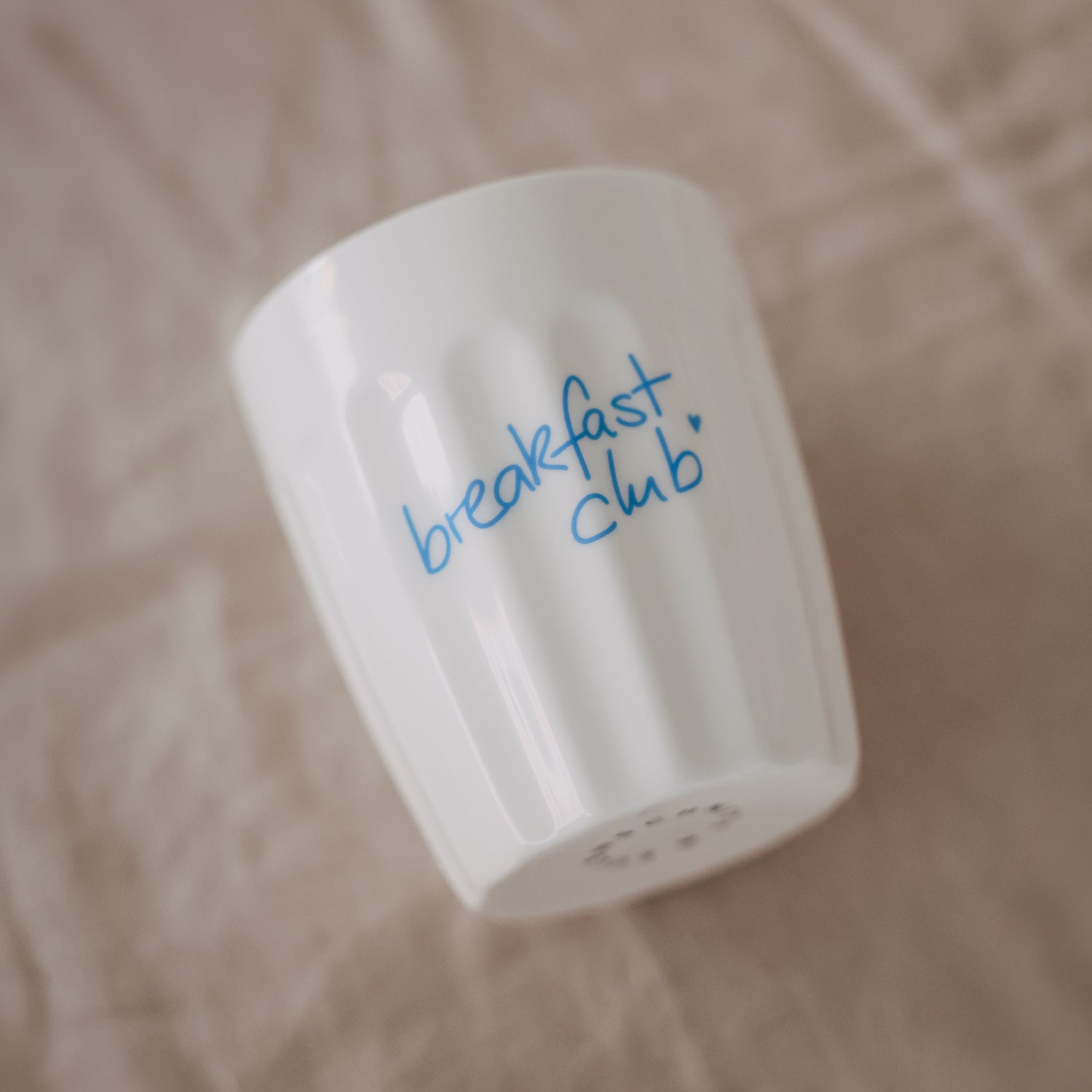 Becher Breakfast club hellblau