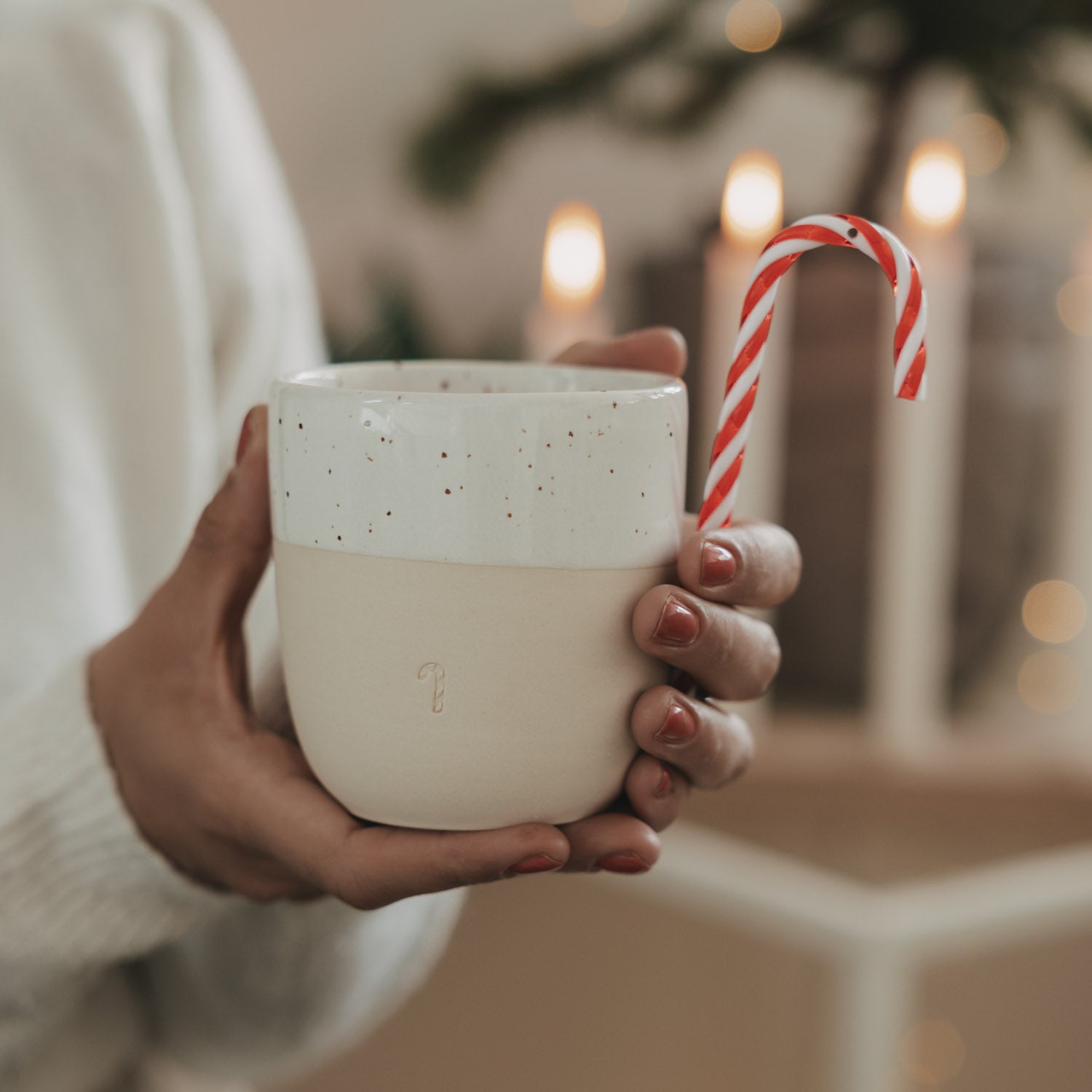 Becher Zuckerstange
