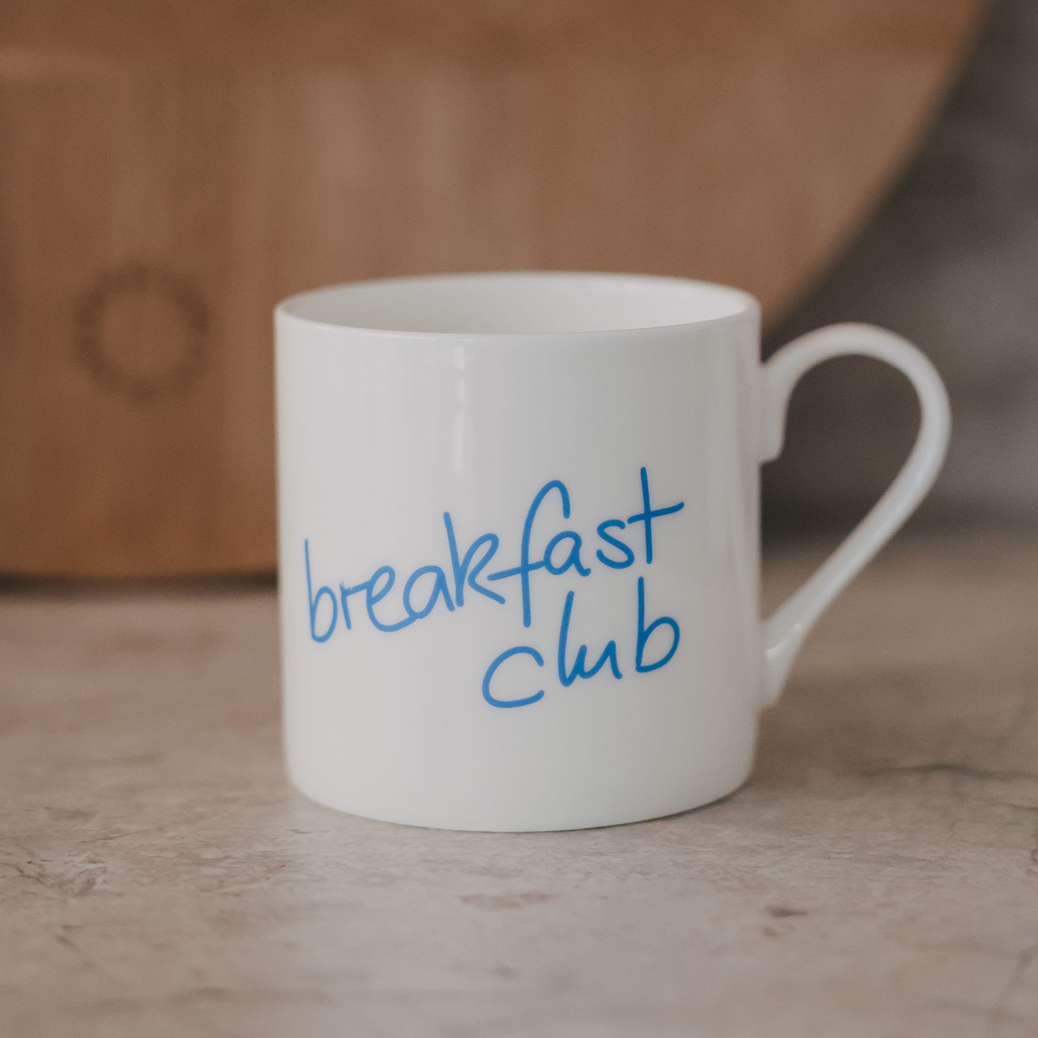 Tasse Breakfast club hellblau