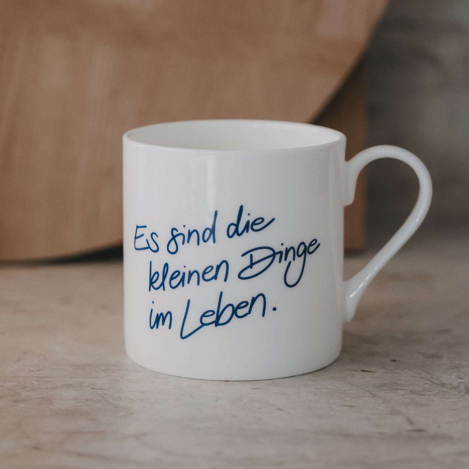 Tasse Kleine Dinge dunkelblau