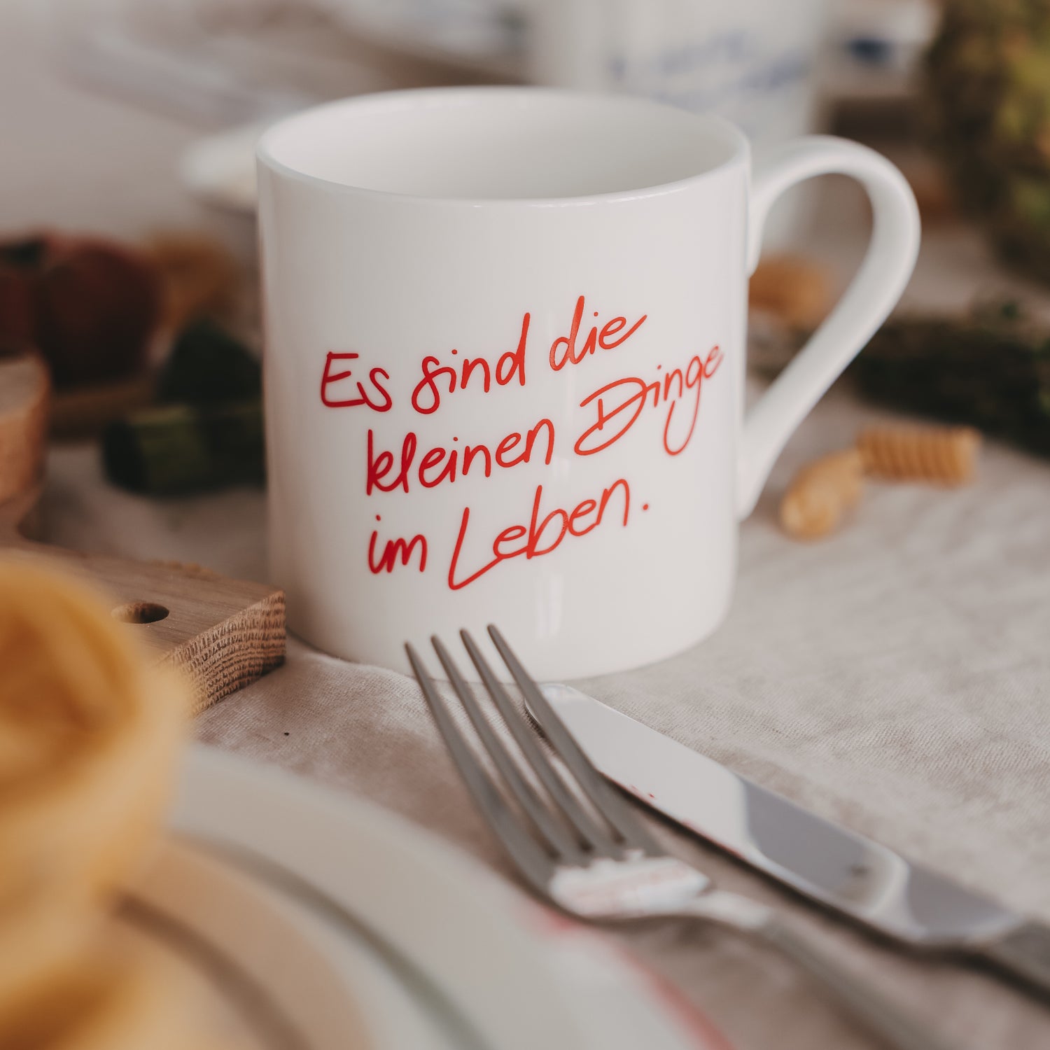 Tasse Kleine Dinge rot