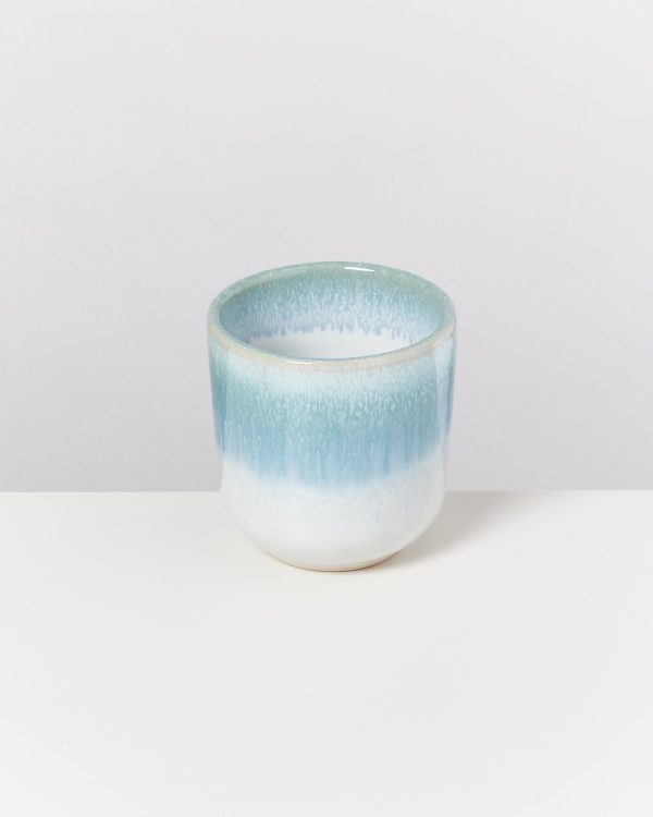 Alcachofra Becher klein grünblau