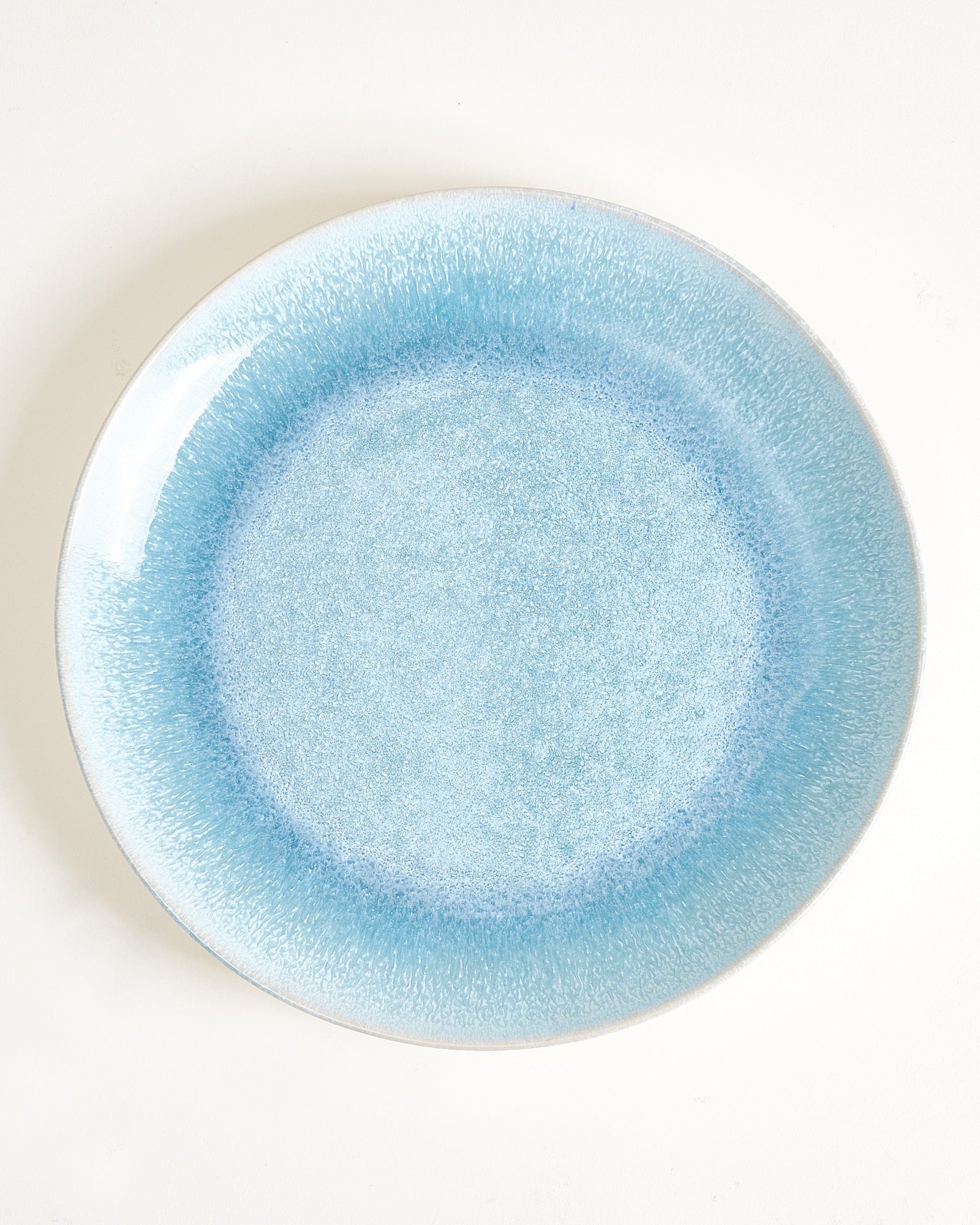Alcachofra Teller groß grünblau